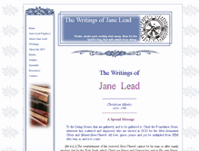 Tablet Screenshot of janelead.org
